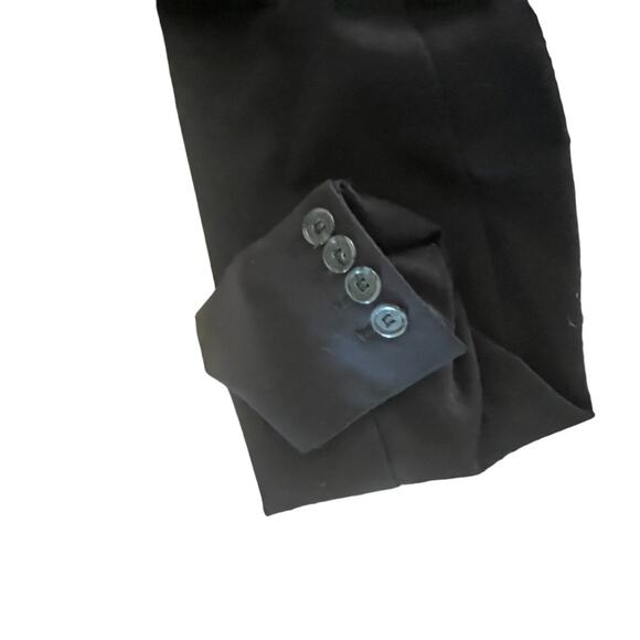 Lane Bryant The Modernist Collection Blazer Womens 14 Fitted One Button Black - Picture 7 of 13